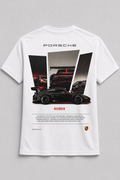 Porsche 911 GT3 R Racing Graphic Tee – White