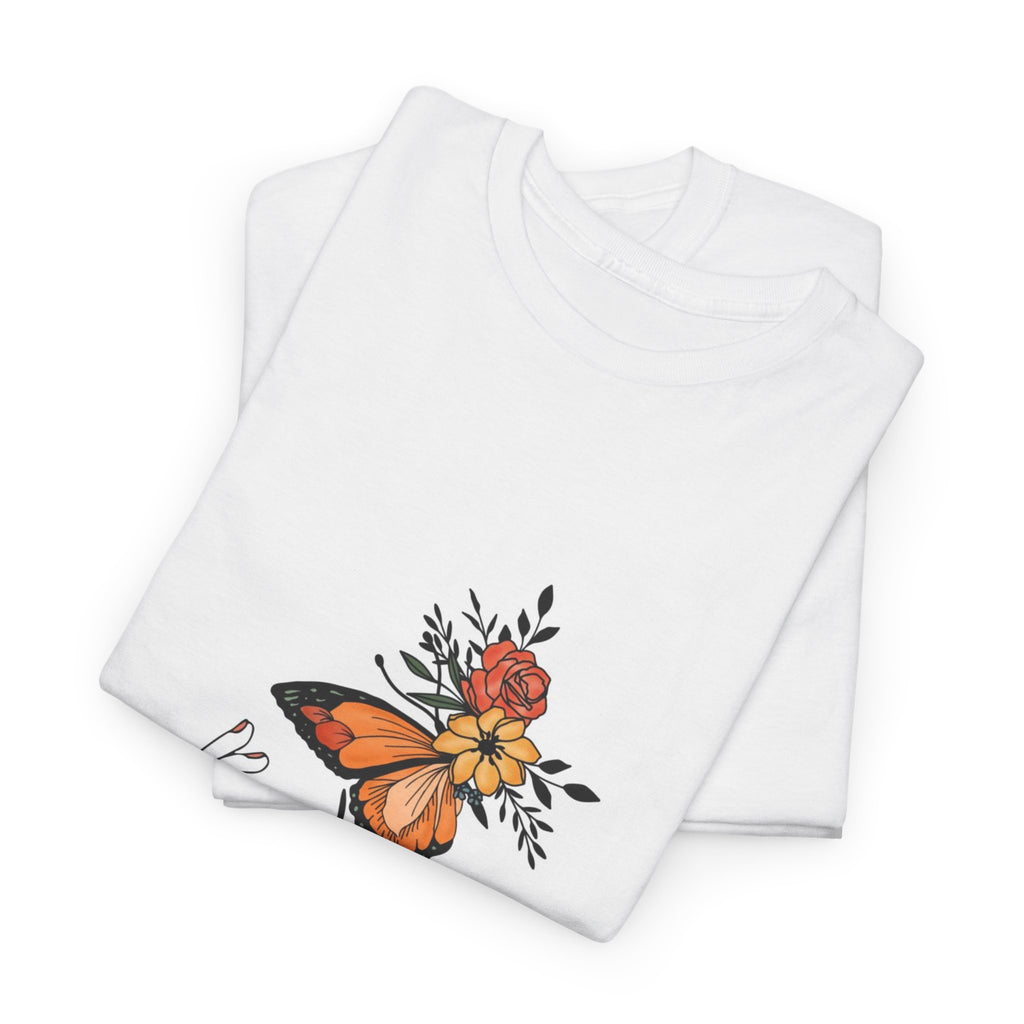 Never Hide Your Wings Graphic Tee – White