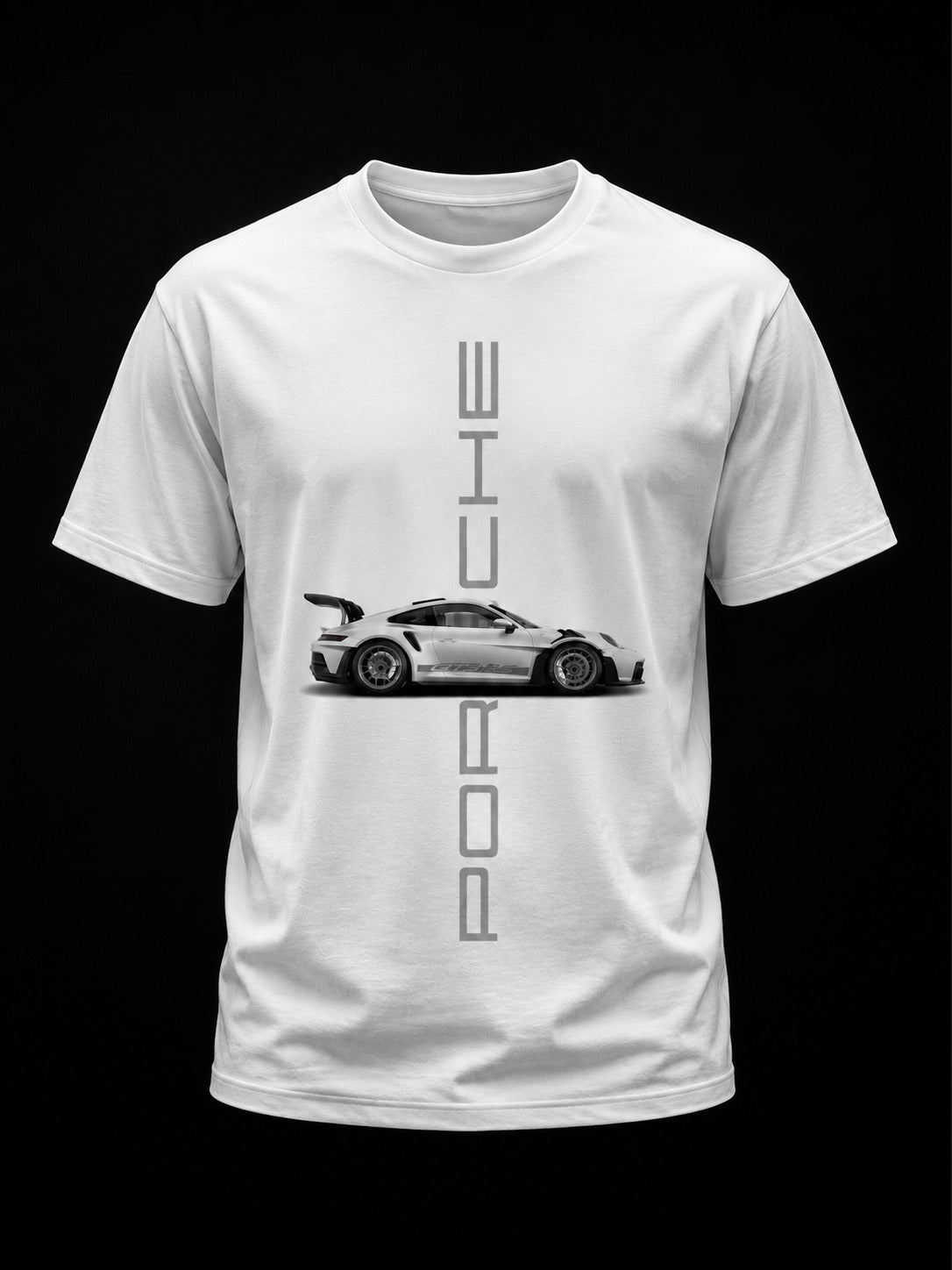 Porsche 911 GT3 RS Graphic Tee - White