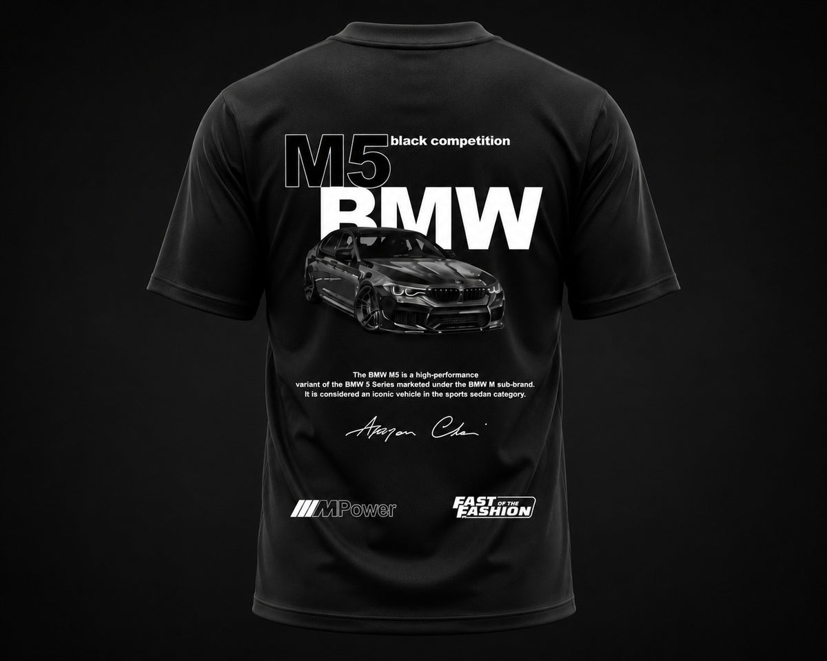 BMW M5 Competition Graphic Tee – Black